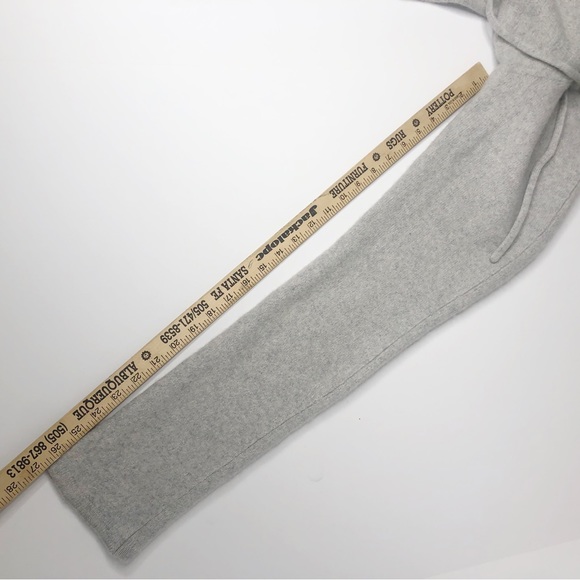 Something Navy Cashmere Silk Straight Leg Lounge Pants Heather Gray - Picture 5 of 9